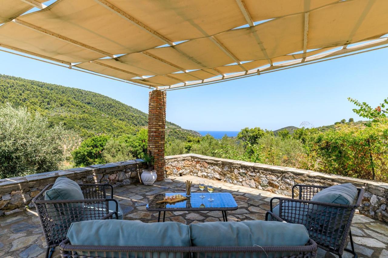 Villa Fotini Kalivi In Raches Panormos  Εξωτερικό φωτογραφία